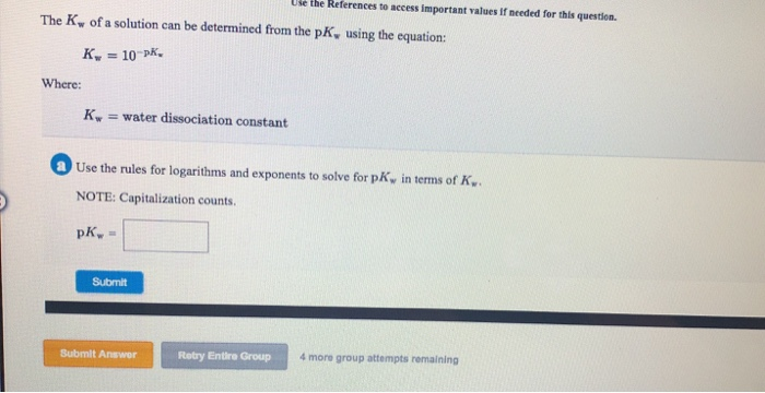 the ph of a solution is defined as multiple choice question