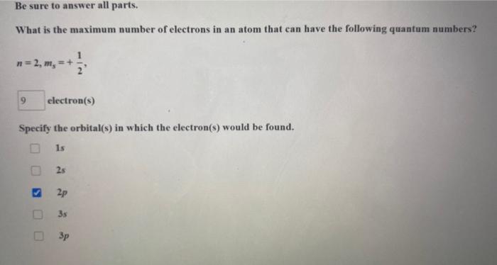 Solved Be Sure To Answer All Parts What Is The Maximum Chegg Com   Image