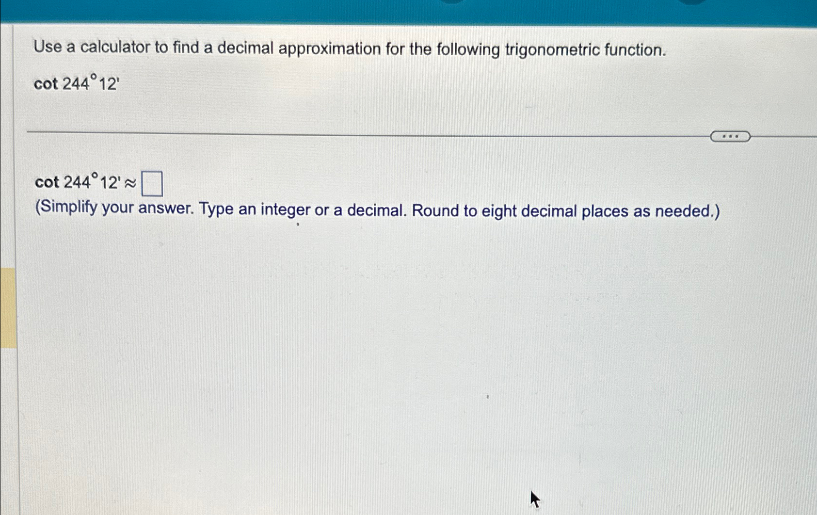 Solved Use a calculator to find a decimal approximation for | Chegg.com