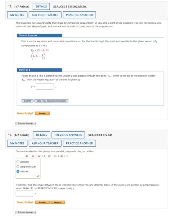 Solved Thes Question Has Several Parts That Must Be | Chegg.com