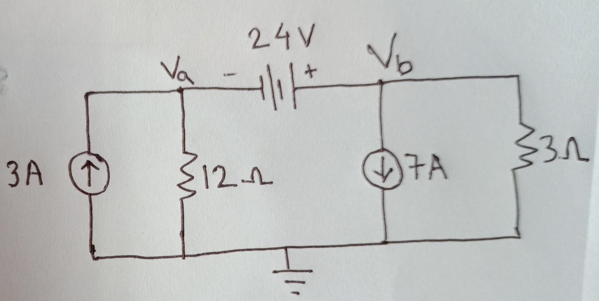 Solved Va 24V нін No + ЗА (Т 33л у 13 ТА 17A | Chegg.com