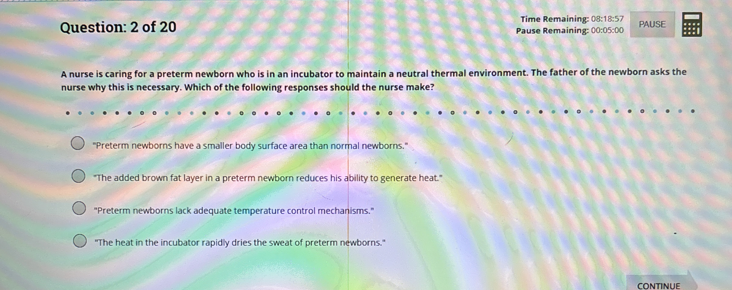 [Solved] Question 2 of 20 Time Remaining 081857 Pause R