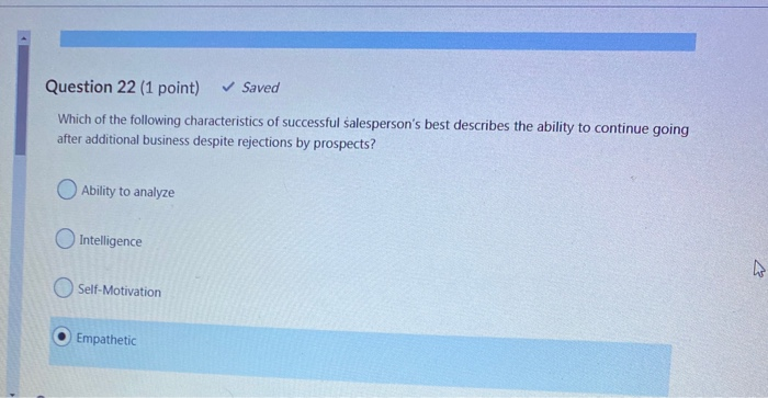 Solved Question 22 (1 point) Saved Which of the following | Chegg.com