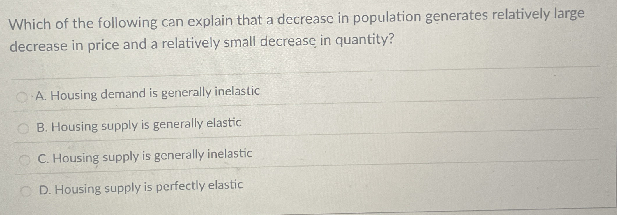 Solved Which of the following can explain that a decrease in | Chegg.com