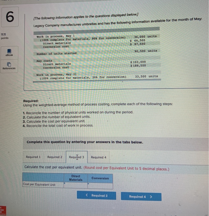Solved 6 REMEMBURU The following information applies to the | Chegg.com
