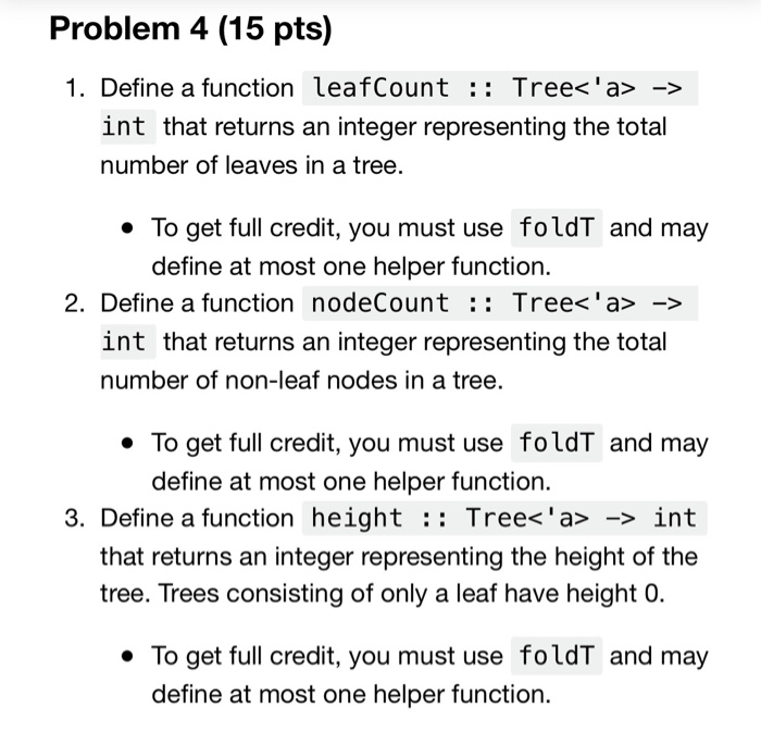USING F# PROGRAMMING LANGUAGE.NO LOOPS OR LIBRARY | Chegg.com