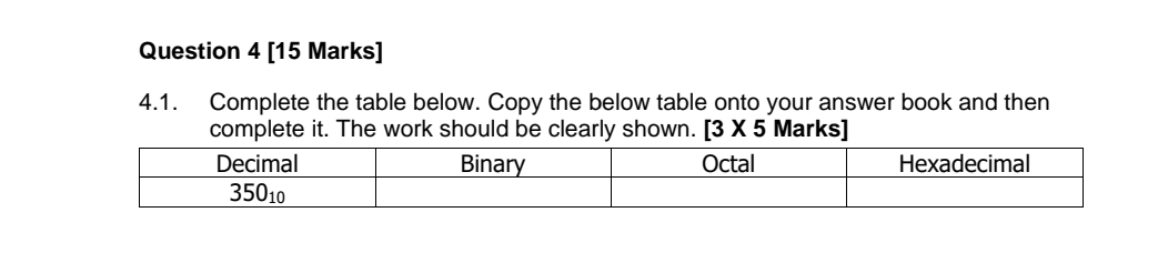 Solved 1 Complete The Table Below Copy The Below Table Chegg Solved 1 Complete The Table Below Copy The Below Table Chegg