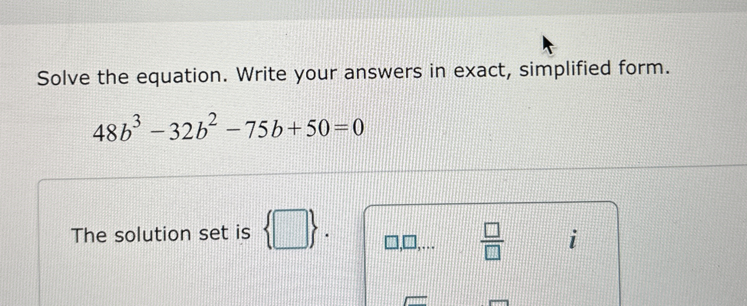 Solved Solve the equation. Write your answers in exact, | Chegg.com