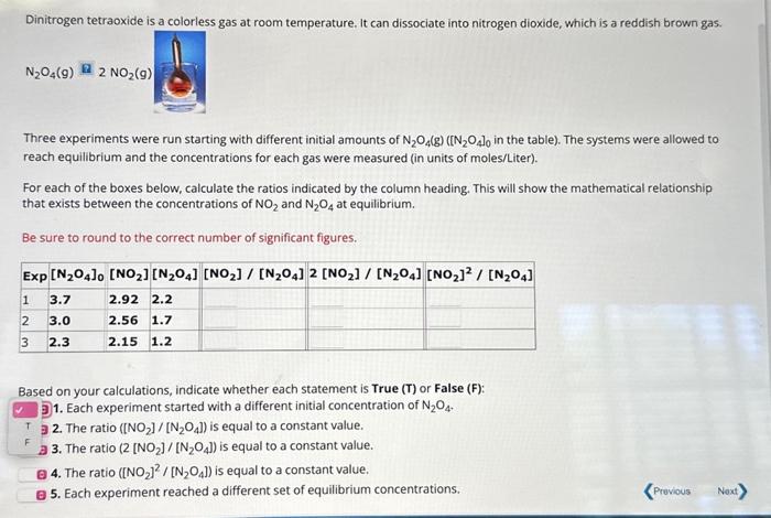 Solved Three experiments were run starting with different | Chegg.com