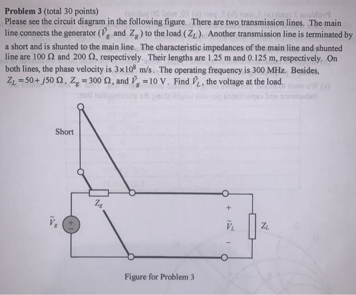 Problem 3 (total 30 points) Please see the circuit | Chegg.com