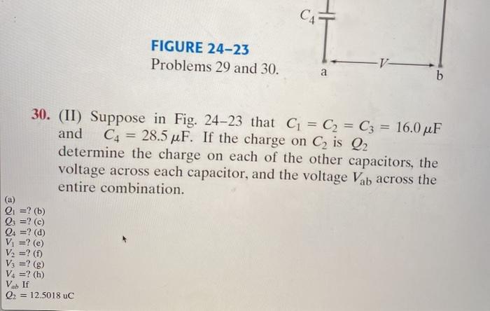 Solved suppose in fig 24-23 that C1=C2=C3= 16.0μF and | Chegg.com
