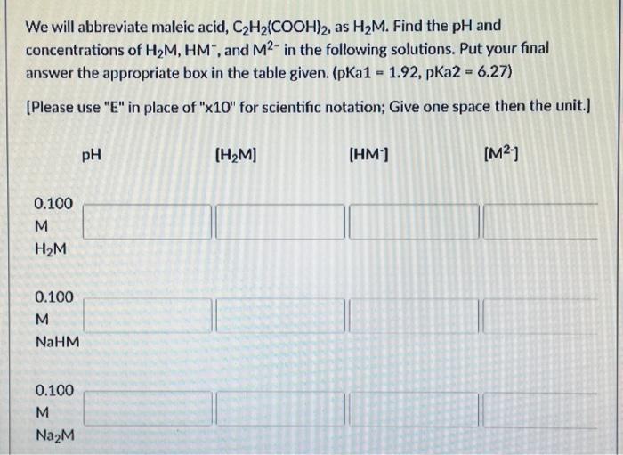 we-will-abbreviate-maleic-acid-c2h2-cooh-2-as-h2m-chegg