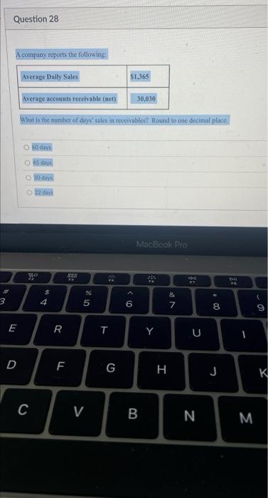 Solved 3 Question 28 E D A Company Reports The Chegg