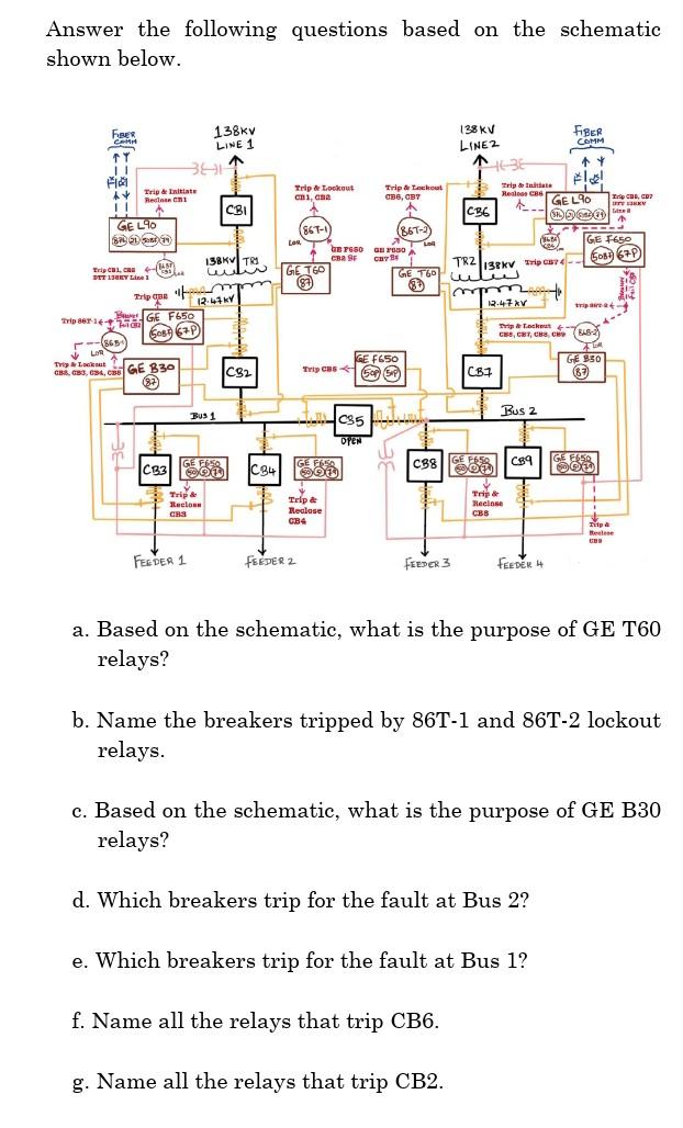 Solved Answer The Following Questions Based On The Schematic | Chegg.com