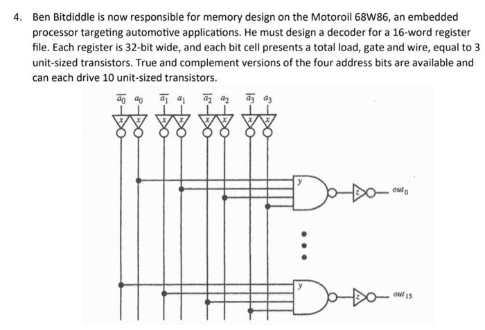 Solved Ben Bitdiddle Is Now Responsible For Memory Design On | Chegg.com