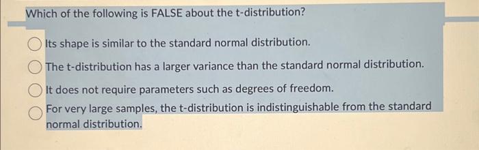 the shape of t distribution is similar to
