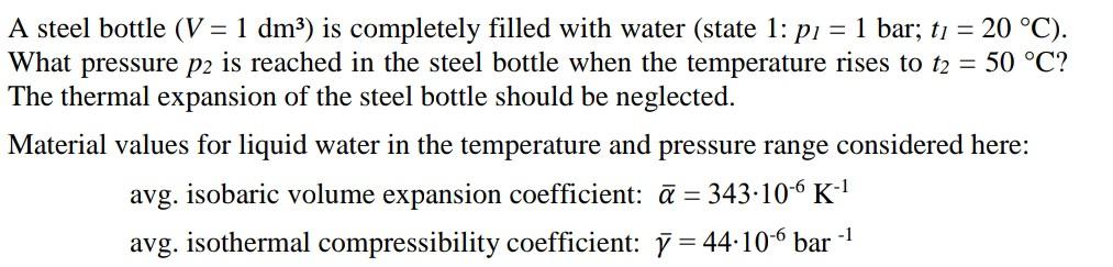 Solved Thermodynamics Question 9029