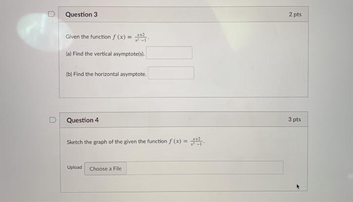 Solved D Question 3 2 pts Given the function S (x) = (a) | Chegg.com