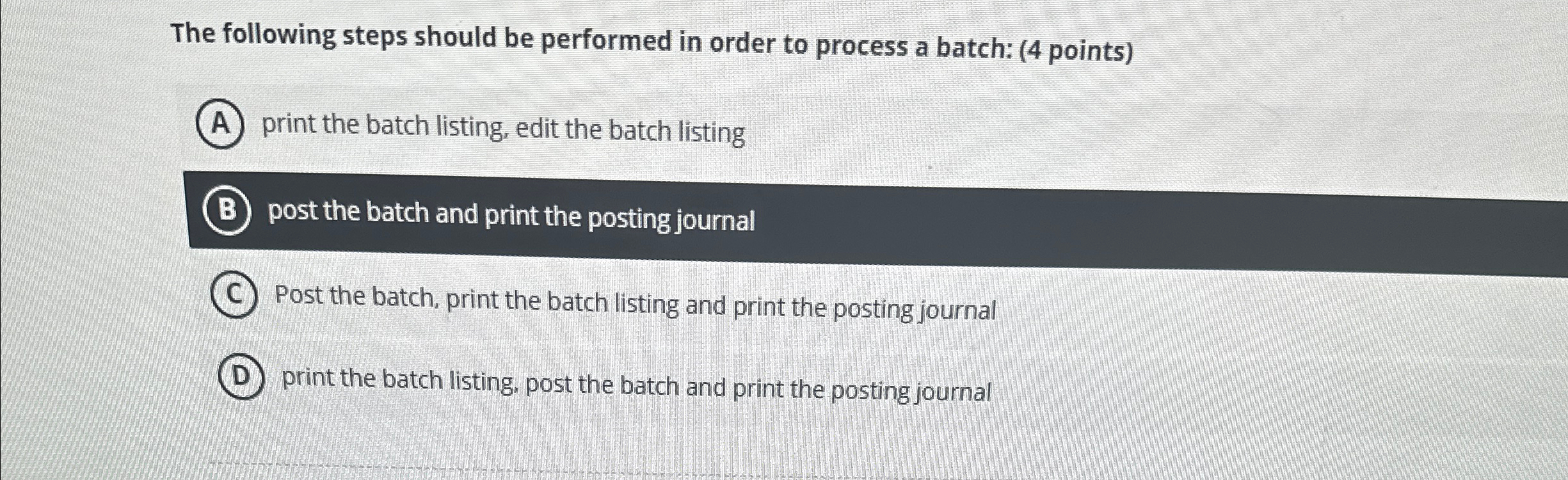 Solved The following steps should be performed in order to | Chegg.com