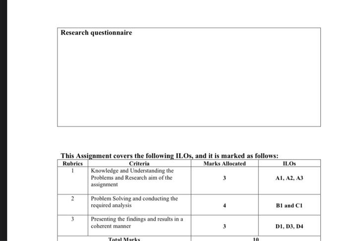 Solved Goal: A questionnaire is a research instrument