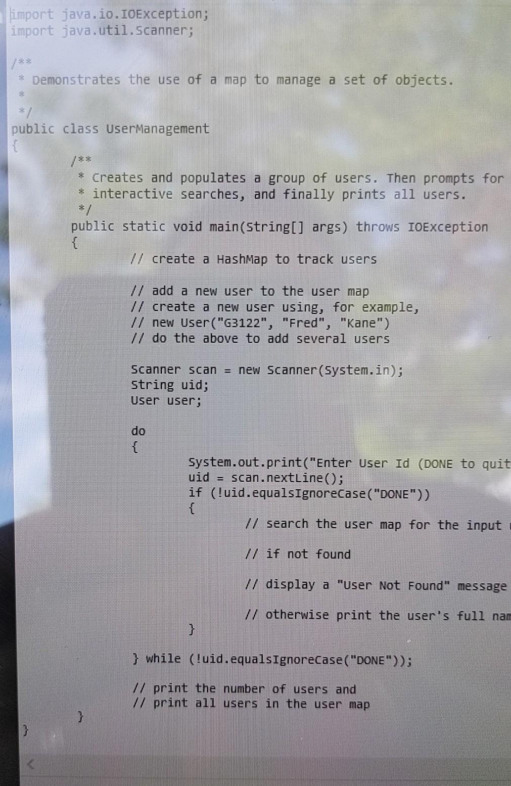 Solved Using a Map As your previous exercise, create a | Chegg.com
