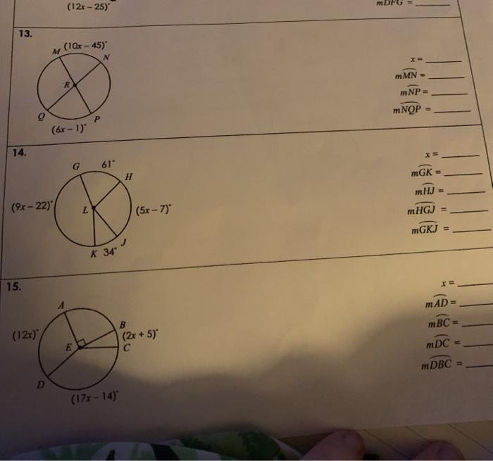 Solved 12 25 Mde 13 10x 45 M Mmn Mnp Mnqp P A Chegg Com