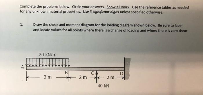 Solved Complete The Problems Below. Circle Your Answers. | Chegg.com