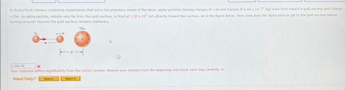 Solved In Rutherford's Famous Scattering Experiments That | Chegg.com