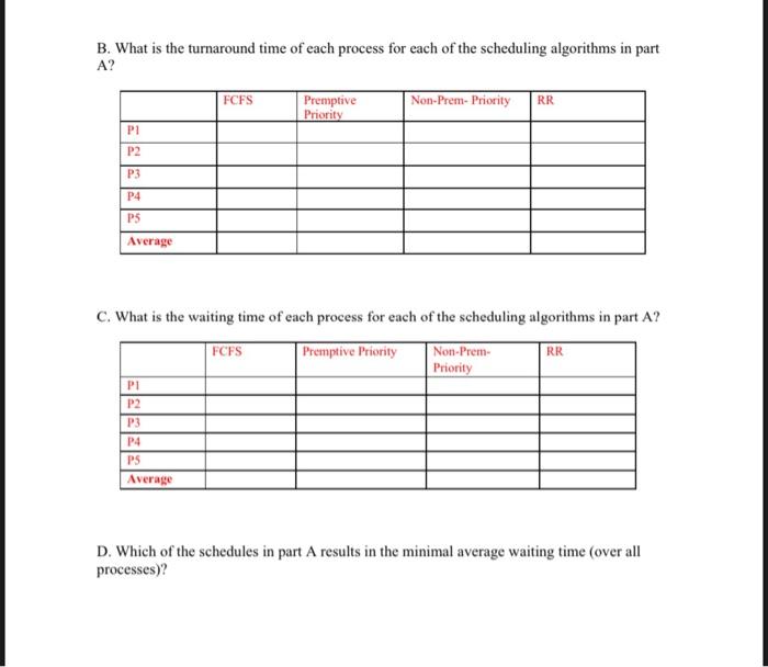 Solved Assignment Chapter 5 Consider The Following Set Of | Chegg.com