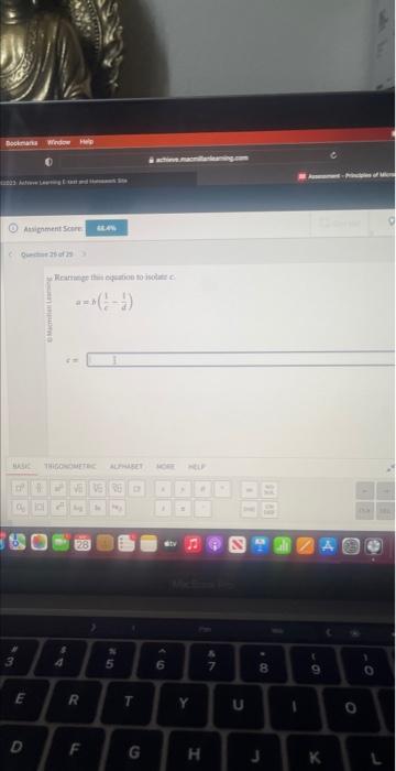 Solved a=h(c1−d1) | Chegg.com