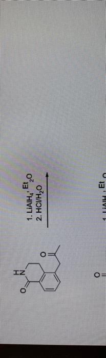 Solved \begin{tabular}{l} 1. LiAlH4′Et2O \\ 2. HClH2O \\ | Chegg.com