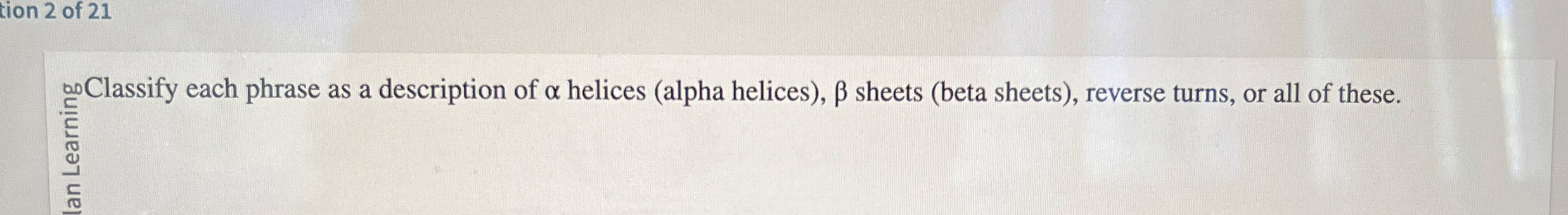 Solved ?00 ﻿Classify each phrase as a description of α | Chegg.com