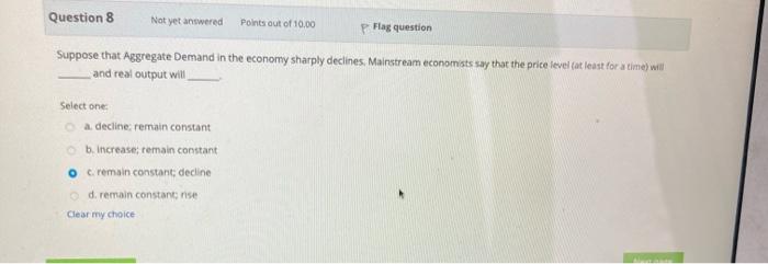 Solved Question 6 Not yet answered Points out of 10.00 F | Chegg.com