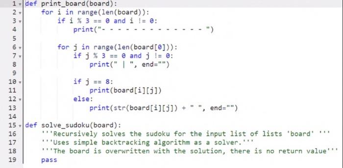 Sudoku Solver using Recursive Backtracking