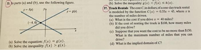 Solved 33. In Parts (a) And (b), Use The Following Figure. | Chegg.com