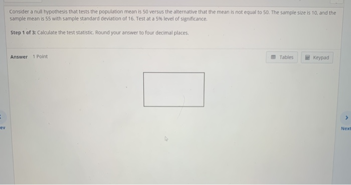 Solved Consider A Null Hypothesis That Tests The Population Chegg Com