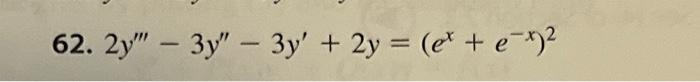 Solved In Problems 35-64 solve the given differential | Chegg.com