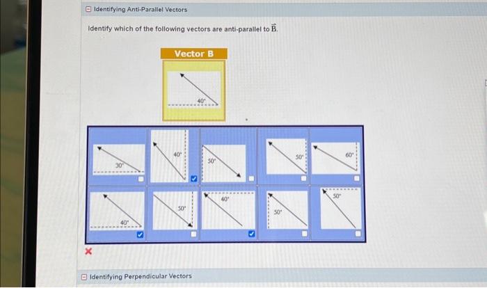 Solved Identify which of the following vectors are parallel | Chegg.com