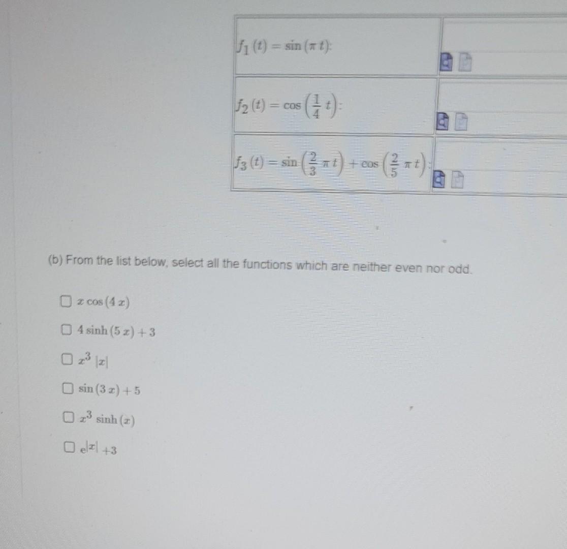 a-for-each-of-the-following-functions-determine-chegg