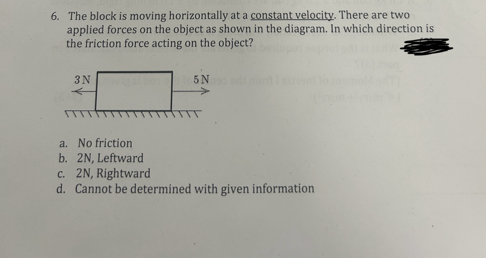 Solved The block is moving horizontally at a constant | Chegg.com