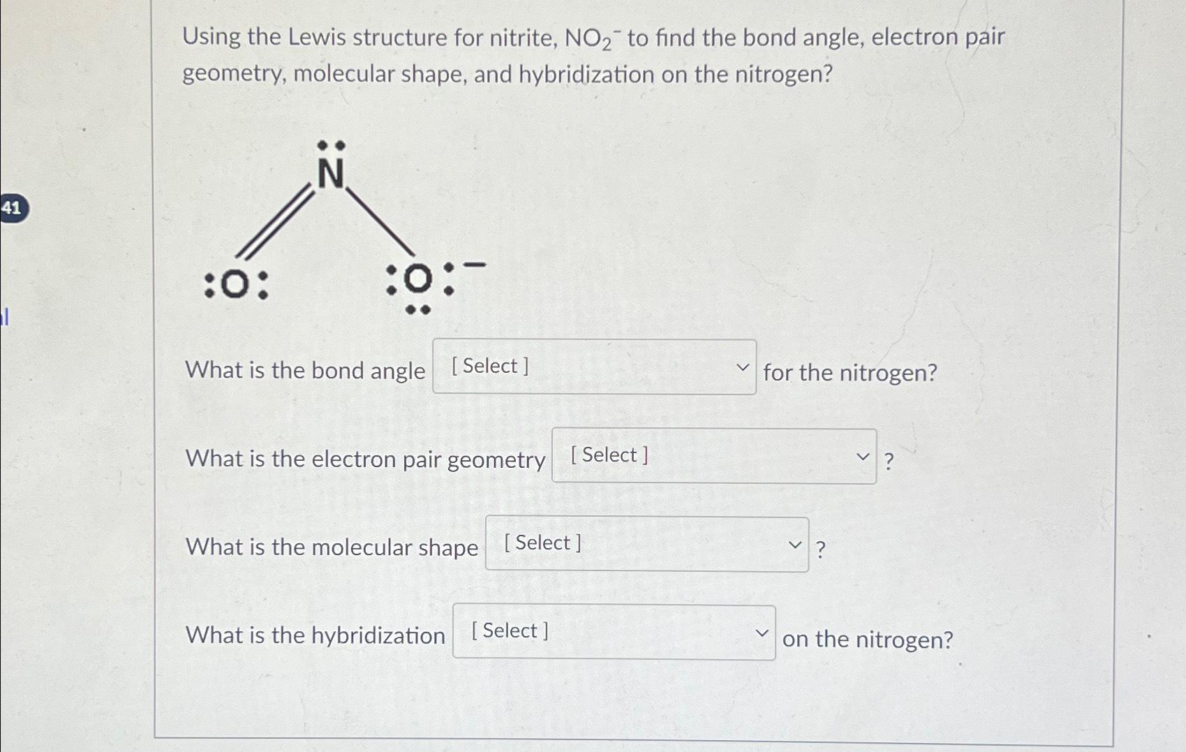 solved-using-the-lewis-structure-for-nitrite-no2-to-find-chegg