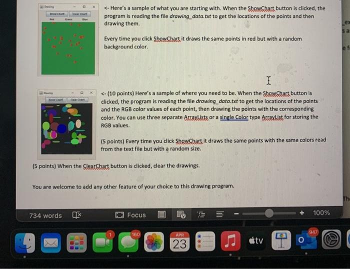 Solved i need the code for a gui, that makes drawing and can | Chegg.com