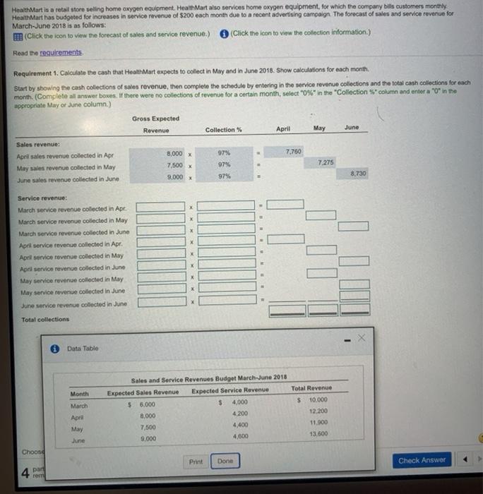 Solved HealthMart is a retail store selling home oxygen