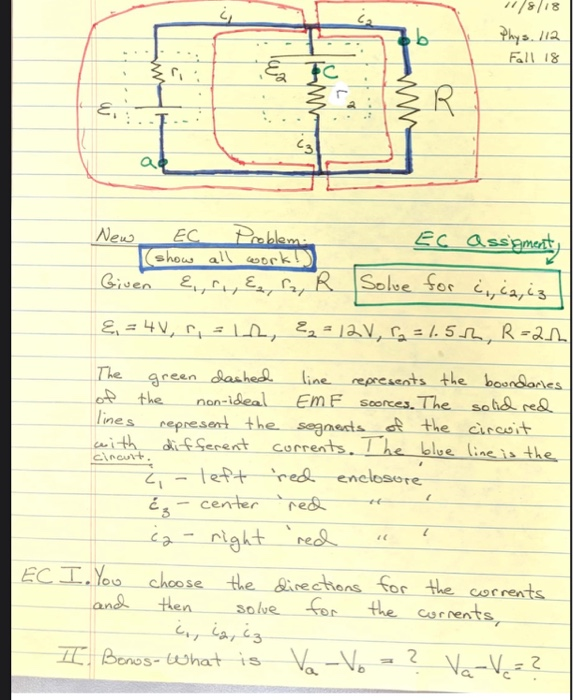 Solved Phys. 112 Fall 18 New EC Probleme EC assigmert, show | Chegg.com