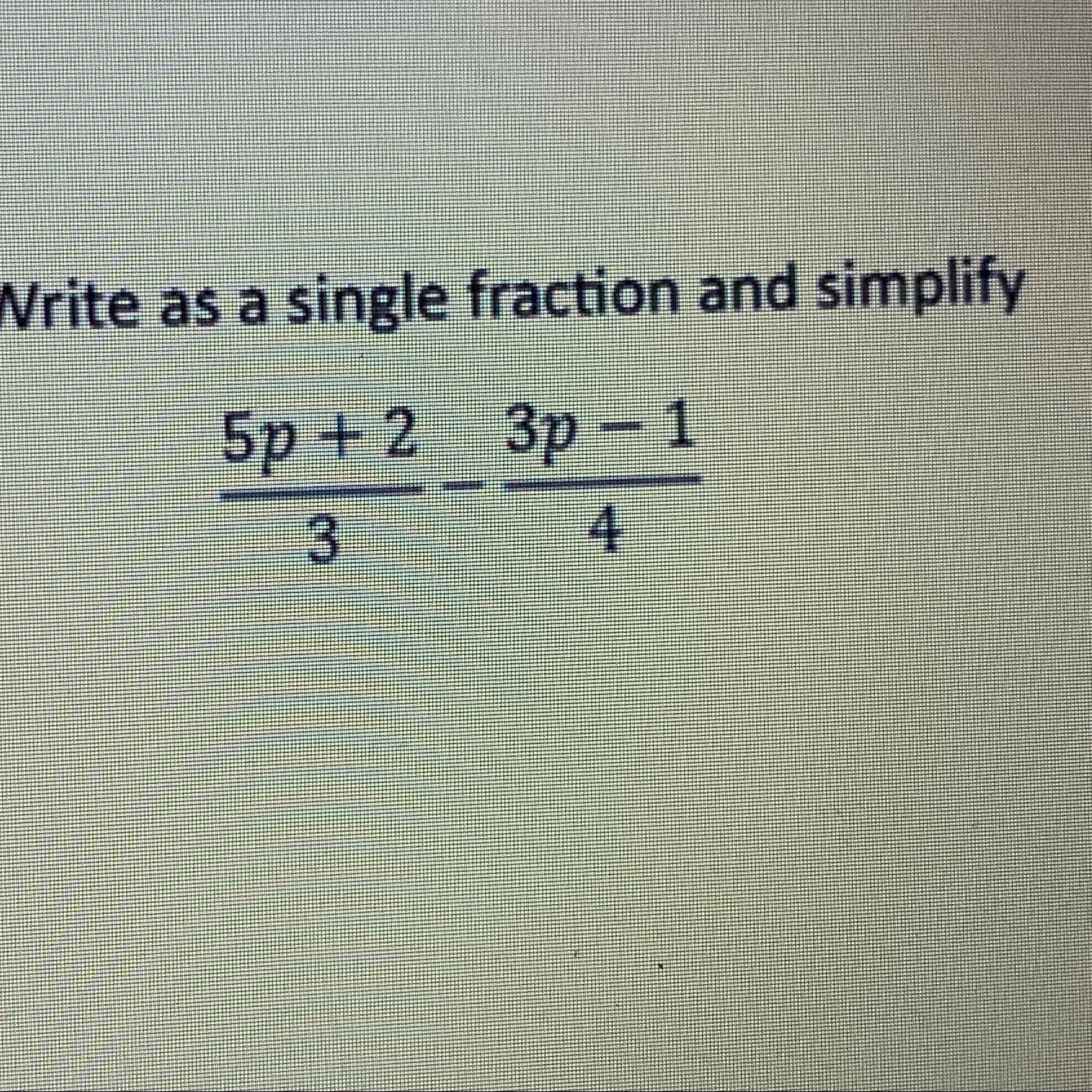 solved-write-as-a-single-fraction-and-simplify5p-23-3p-14-chegg