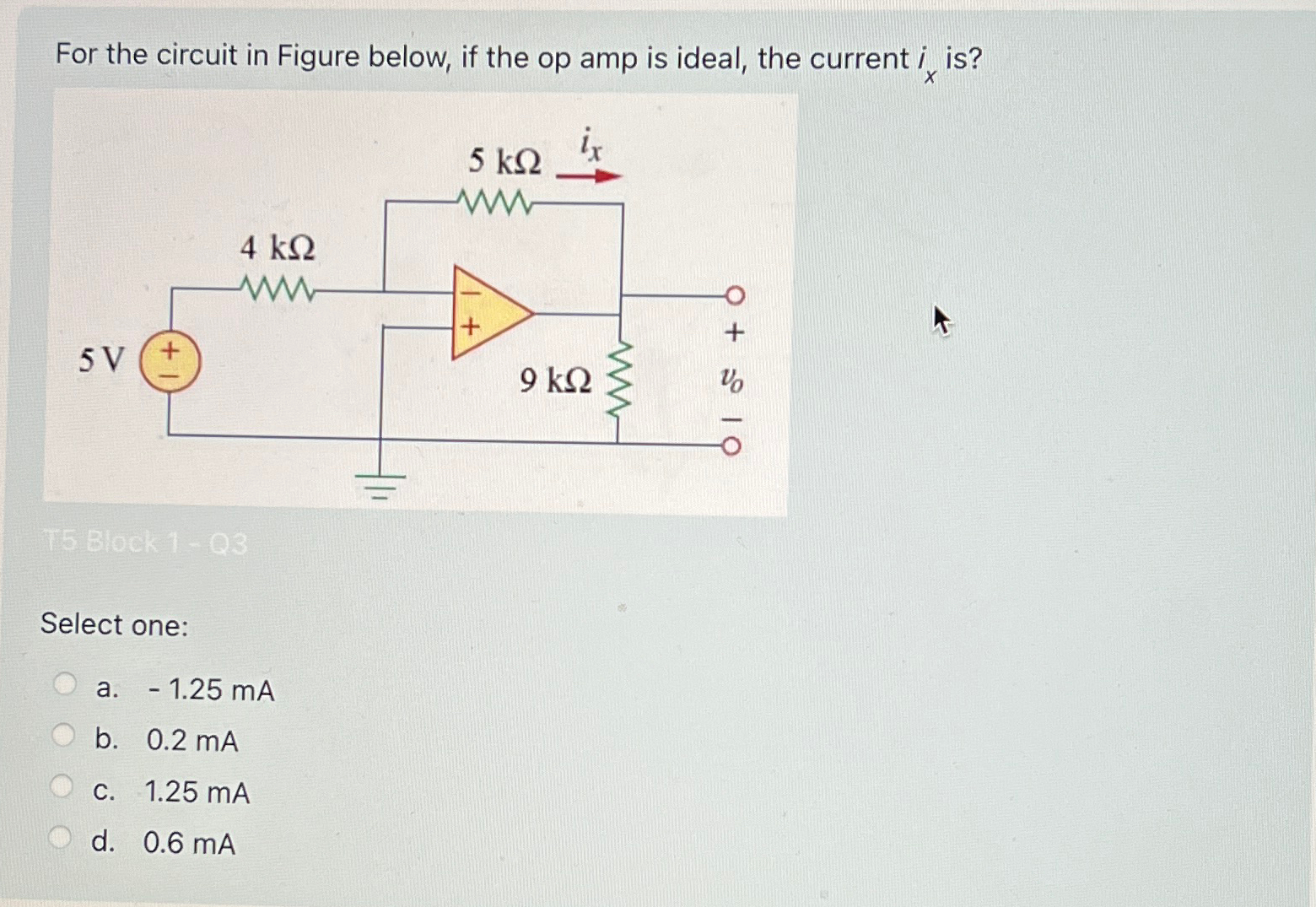 Solved For the circuit in Figure below, if the op amp is | Chegg.com
