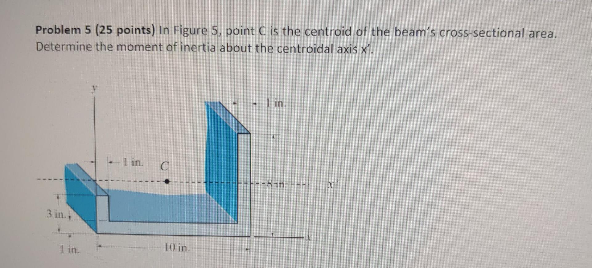 Solved Problem 5 (25 points) in Figure 5, point C is the | Chegg.com