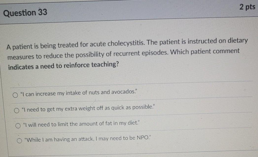 Solved D Question 17 2 pts The nurse is providing care for a | Chegg.com