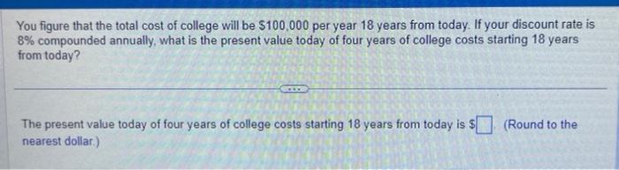 Will a year of college cost $100,000 in 18 years?