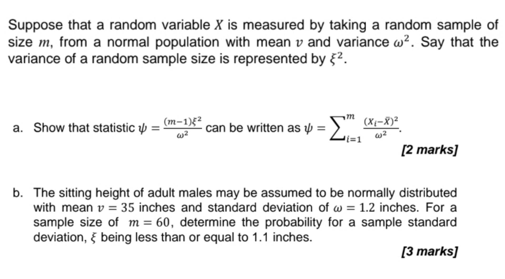 Solved Suppose that a random variable X is measured by | Chegg.com